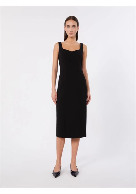 Max Mara Studio Women's MSTSALA Black Technical Cady Princesse Midi Dress Max Mara Studio |  | 2626226035600001
